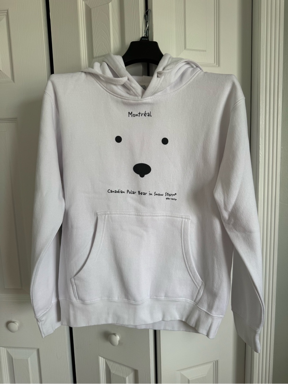 Montreal Polar Bear Hoodie – Size M (Fits Like S)